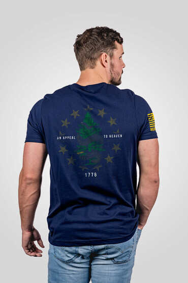 Nine Line Appeal To Heaven 1776 T-Shirt midnight navy blue